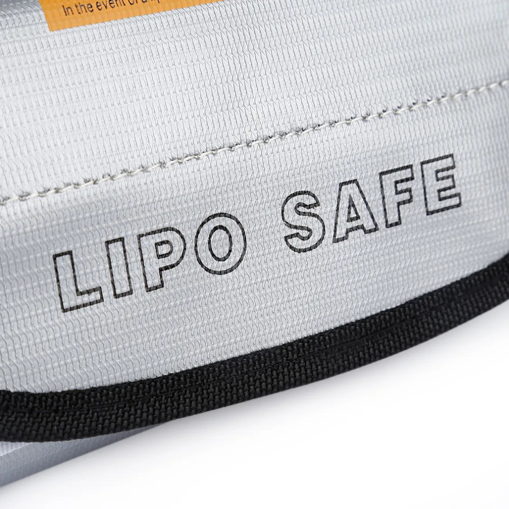 1 шт. защитная сумка для аккумуляторов LiPo RC огнеупорная серебряная Lipo 185*75*60 мм