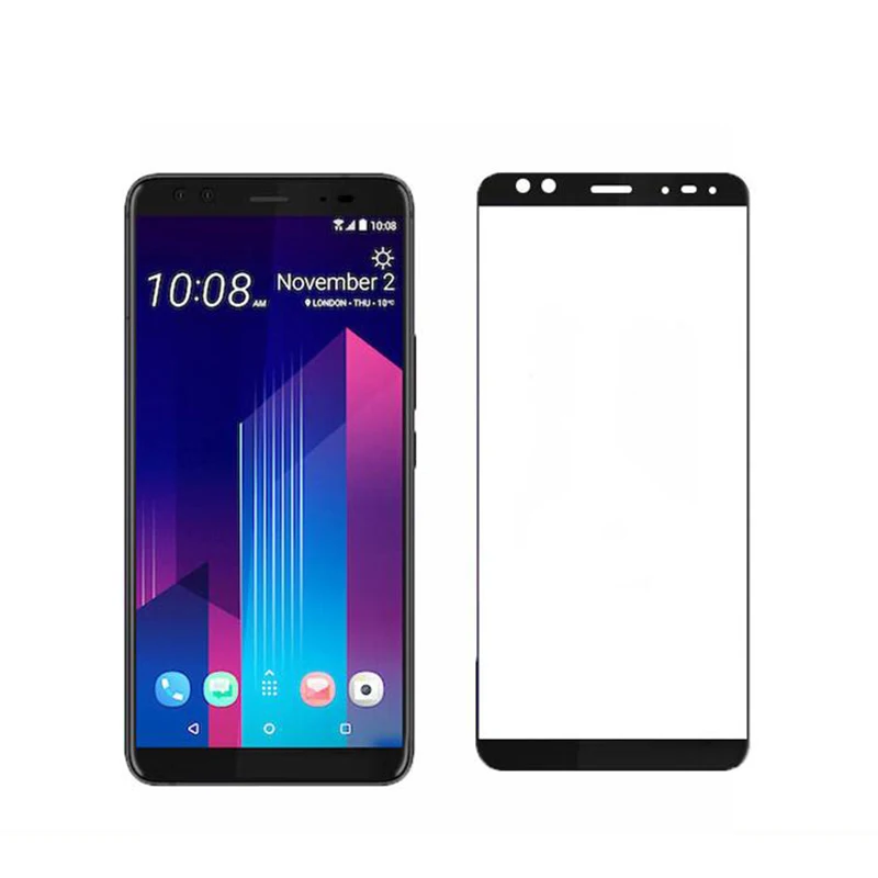 Полноэкранная Защитная пленка для HTC Desire 12 Plus закаленное стекло 9H U12 U11|Защитные