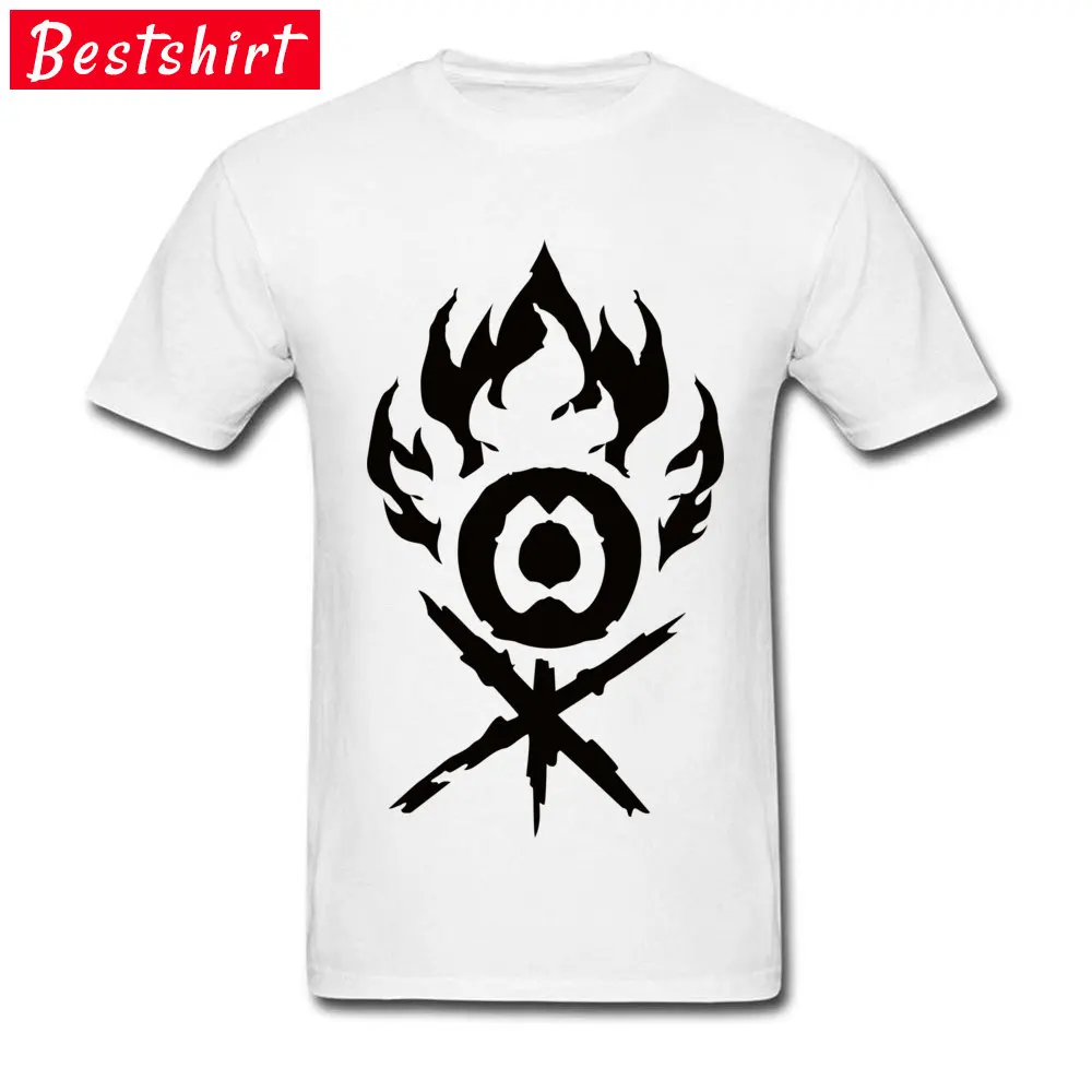 Clans Guild Symbol футболки с принтом в виде высоких пикселей мужские рукавами