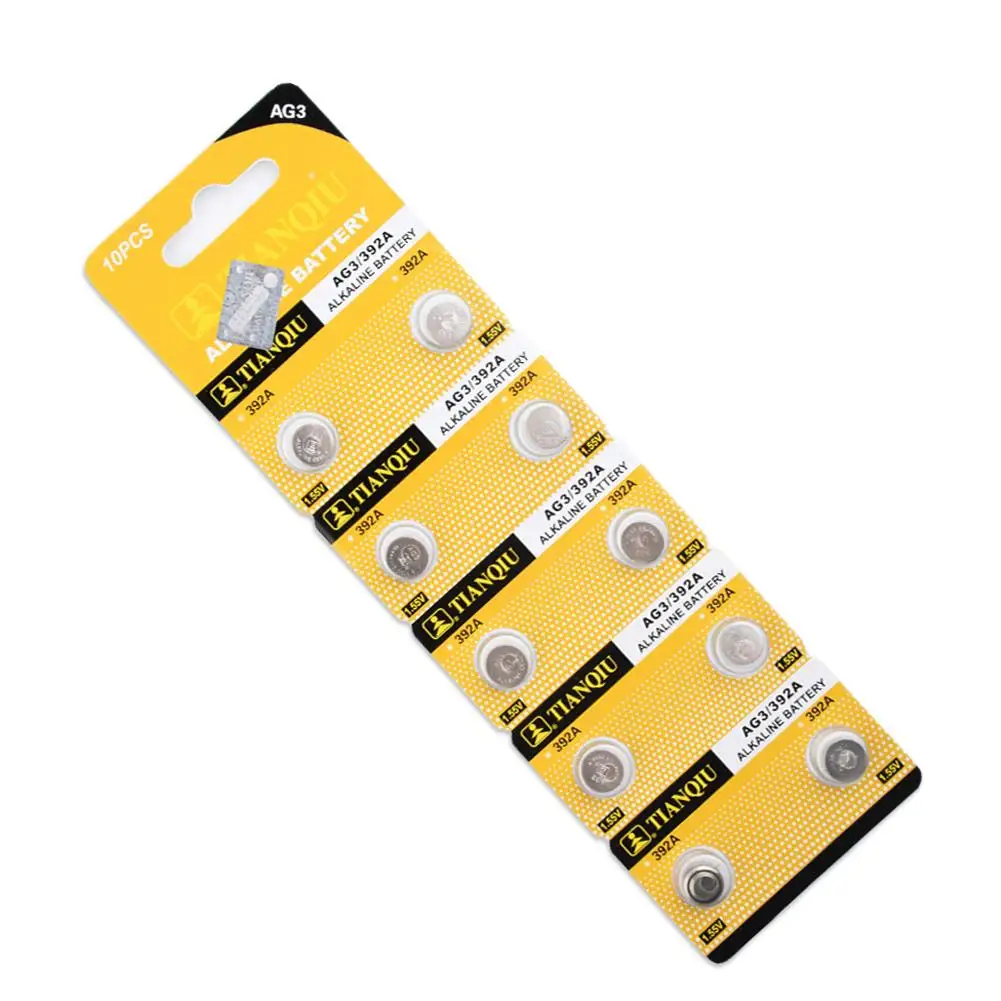 YCDC +Lowest Price++Pile Montre+ +Hot Selling+ 20 Pieces AG3 LR41 392 SR41 192 LR736 Button Coin Cell Alkaline Battery 1.55V | Электроника