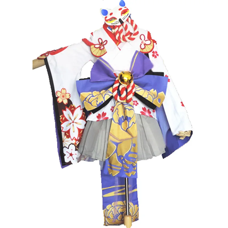 Yuki Onna Косплей Onmyoji японская Снежная Фея идолизованное кимоно Костюм с носками и