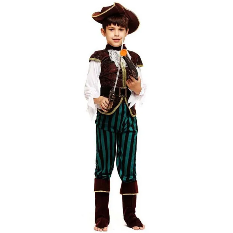 Children Pirate Cosplay Costume Boys Girls Performance Pirates Costumes Masquerade Party Dress Supplies New Year Halloween|pirate costume|pirate
