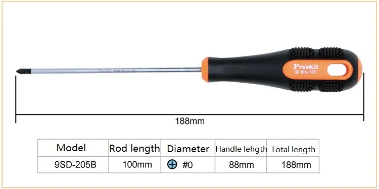 Pro'skit 3 шт магнитные прорези Philips Отвертка, точность плоский крестообразный отверток Набор винтовые инструменты выбрать любой 3 из 20 размеров