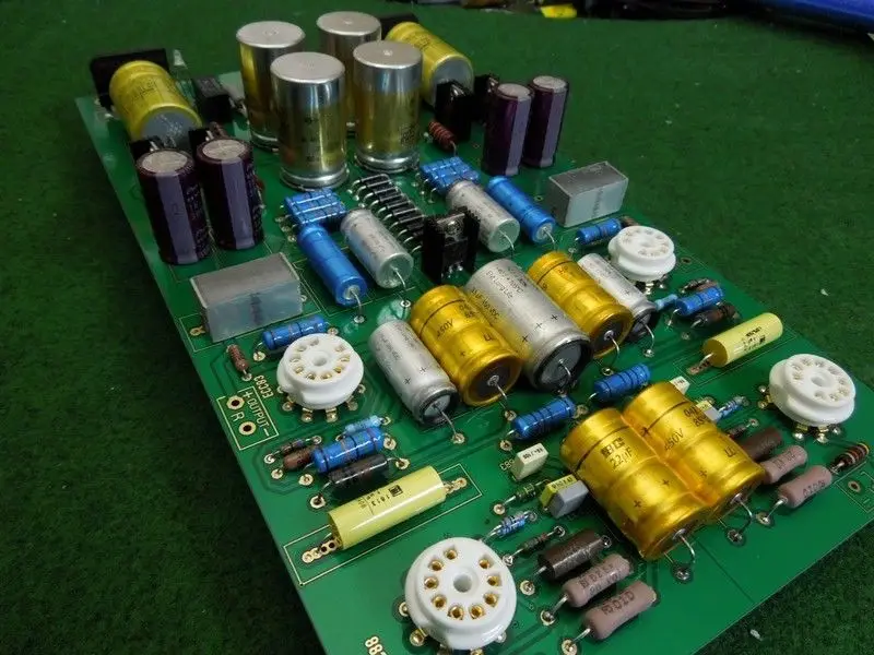 

DIYERZONE ECC88+12AX7 Tube MM Phono preamplifier bare PCB base on D KLIMO MELIN L11-10