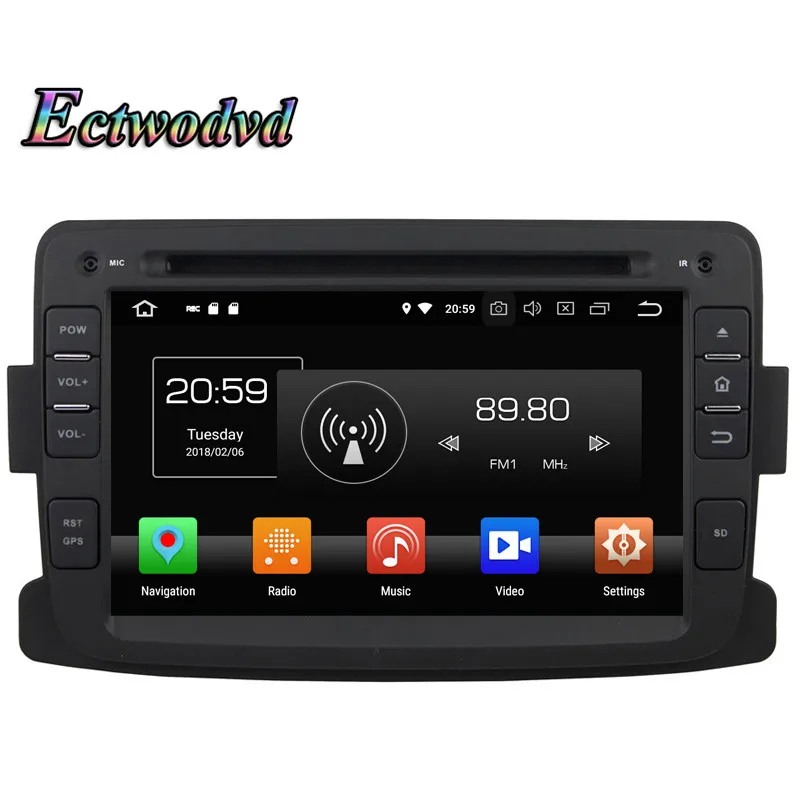 Ectwodvd Восьмиядерный 4G ram 64G rom Android 9 0 Автомобильный мультимедийный dvd-плеер