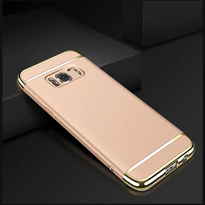 Gold Роскошный 360 градусов противоударный чехол для телефона для samsung Galaxy S10 E S9 S8 S7 S6 Edge Plus Note8 9 J8 J4 J6 плюс чехол Чехол - Цвет: Gold