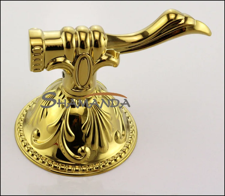 Бесплатная доставка роскошный халат крючок для одежды золотое покрытие