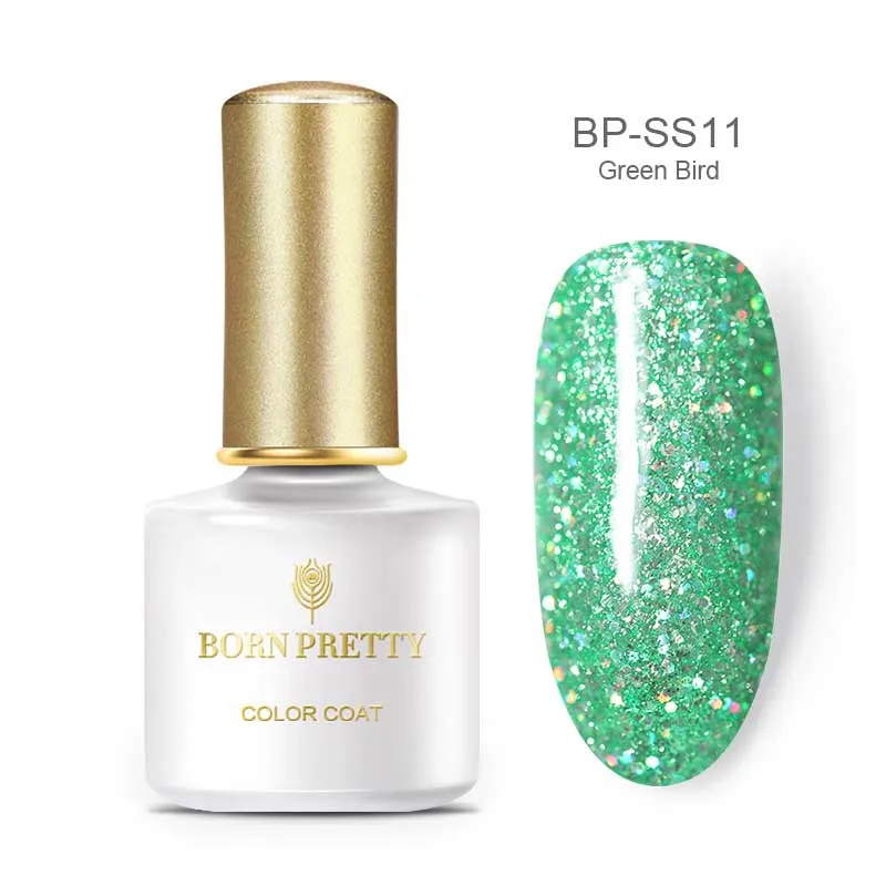 BP-SS11 BORN PRETTY, 6 мл, чистый цветной гель для ногтей, лак, серый, синий цвета, замачиваемый, УФ светодиодный, Полупостоянный Гибридный Гель для дизайна ногтей - Цвет: BP-SS11