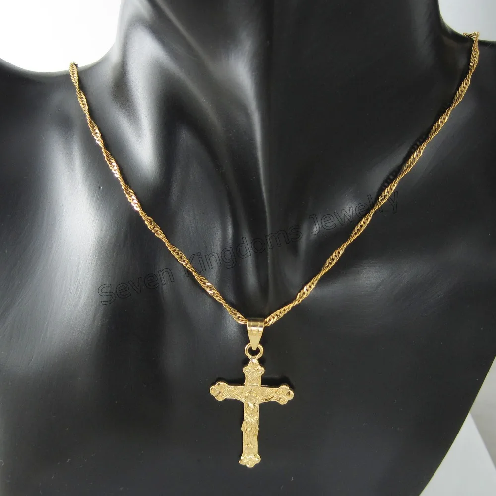 Минимальный заказ 10 $/можно смешать дизайн-желтое золото GP 18 &quotожерелье и Символ