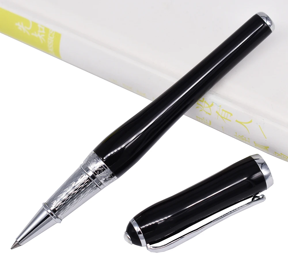 

Duke Elegant Metal Rollerball Pen,Classic Writing Gift Pen Black Color Unique Design Business Office Home School Supplies