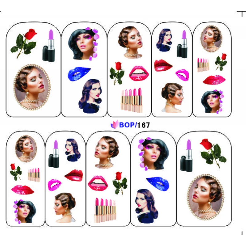 4 упаковки/партия девушка тени для век Карандаш губ Макияж ногтей татуировки