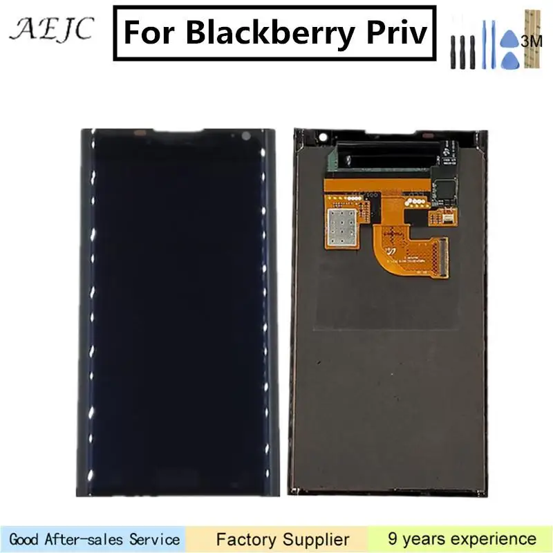5.4&quot For BlackBerry Priv LCD Display with Touch Screen Digitizer Assembly Replacement Parts + tools | Мобильные телефоны и
