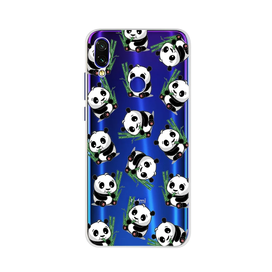 Для Xiaomi Redmi 7 Чехол для телефона задняя крышка для Xiaomi Redmi Note 7 Funda Мягкий Силиконовый ТПУ чехол s для Xiaomi Redmi7A Note7 Pro Чехол - Цвет: Арбузно-красный