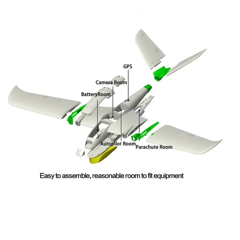

X-UAV TJL Mini Goose 1800mm Wingspan EPO Fixed Wings FPV RC Airplane Kit/PNP