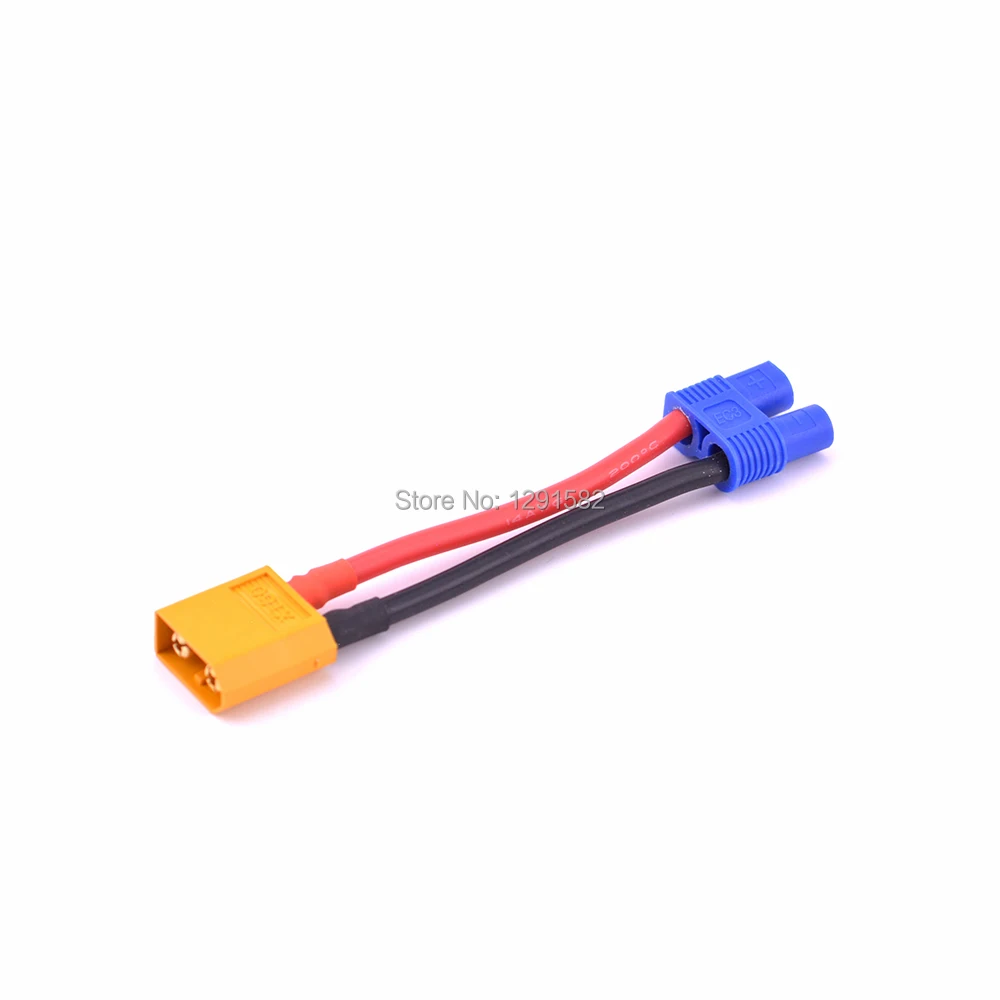 EC3 EC5 к T Deans Разъем XT60 разъем адаптера Deans разъем 12AWG 14AWG кабель провода для RC Lipo ESC двигатель Дрон