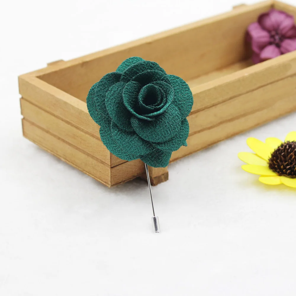 Мужская искусственная булавка для бутоньерки Свадебные Броши с отворотом и