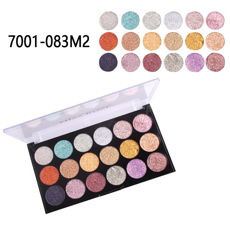 Палетка с блестками MISS ROSE Тени Для Век Перламутровые блестящие тени для век Пудра