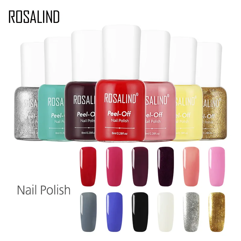 ROSALIND Гель-лак для ногтей 8 мл 18 видов цветов красочные гель-лаки дизайна Сделай
