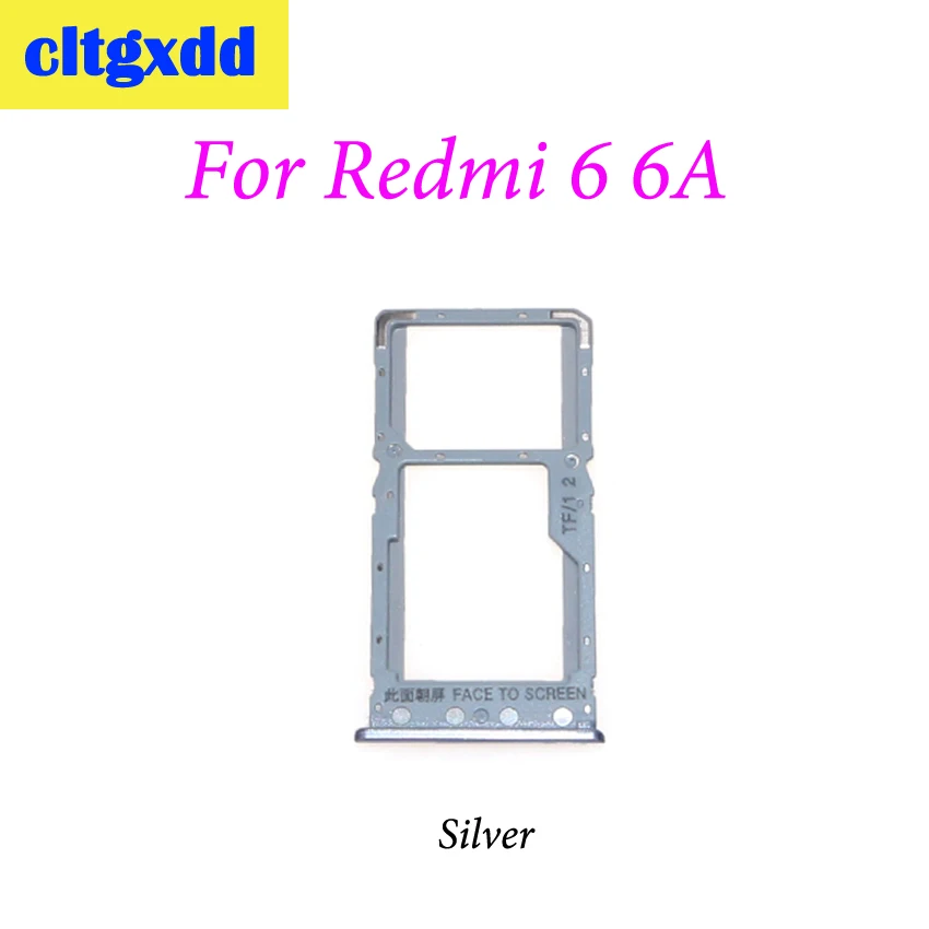 Cltgxdd для Redmi 6 6A слот Micro SIM карты Держатель Слот двух карт Xiaomi Pro/ A2 Lite запасные