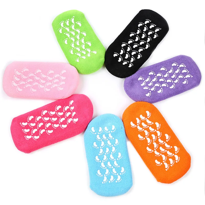 1 пара оказывающего отшелушиващее и смягчающее действие носки SPA гель