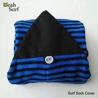 5ft8 9ft surfboard bag surf sock stretch terry surf sock cover surfboard sock knit surf sock