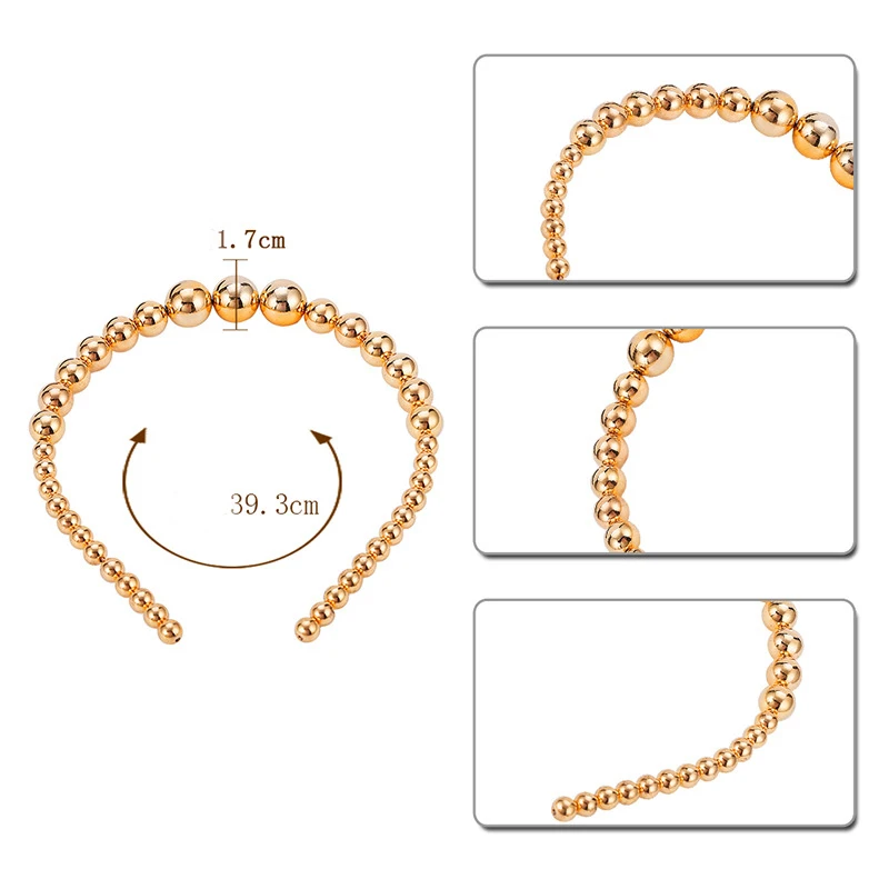 Модная роскошная хрустальная лента для волос женщин Большая Жемчужная Повязка