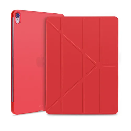 Red Умный Магнитный чехол для iPad Pro 11, Ультратонкий чехол GOLP из искусственной кожи+ жесткий чехол-подставка для iPad Pro 11 чехол - Цвет: Red