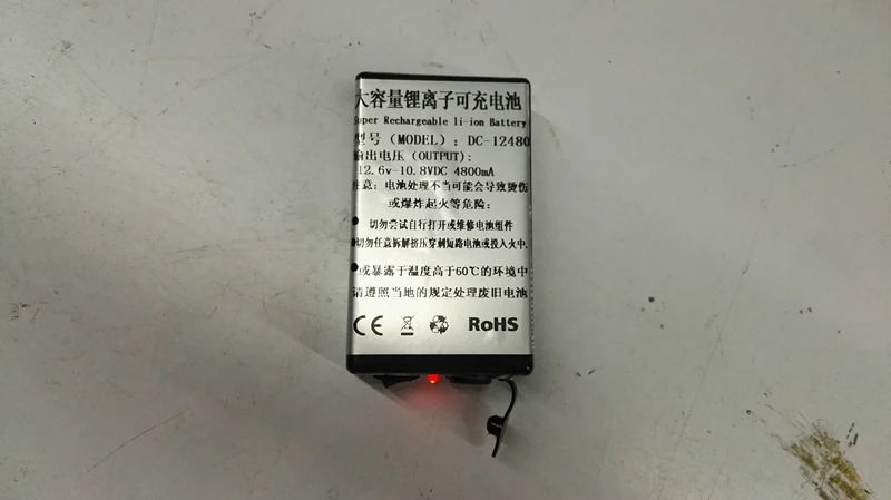 12v Батарея Супер аккумуляторная литий-ионный аккумулятор Батарея для DC 12V 4800 мА · ч с зарядным устройством