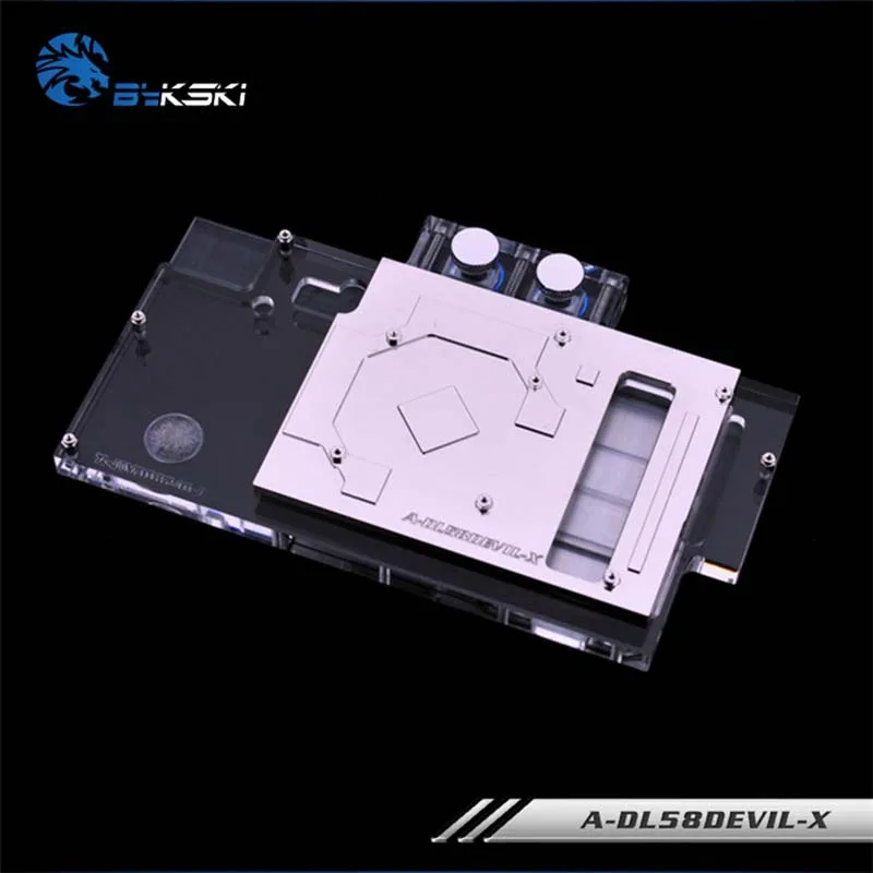 Bykski A-DL58DEVIL-X PC водяной охладитель Радиатор GPU кулер видеокарта блок для Dataland DEVIL RX580