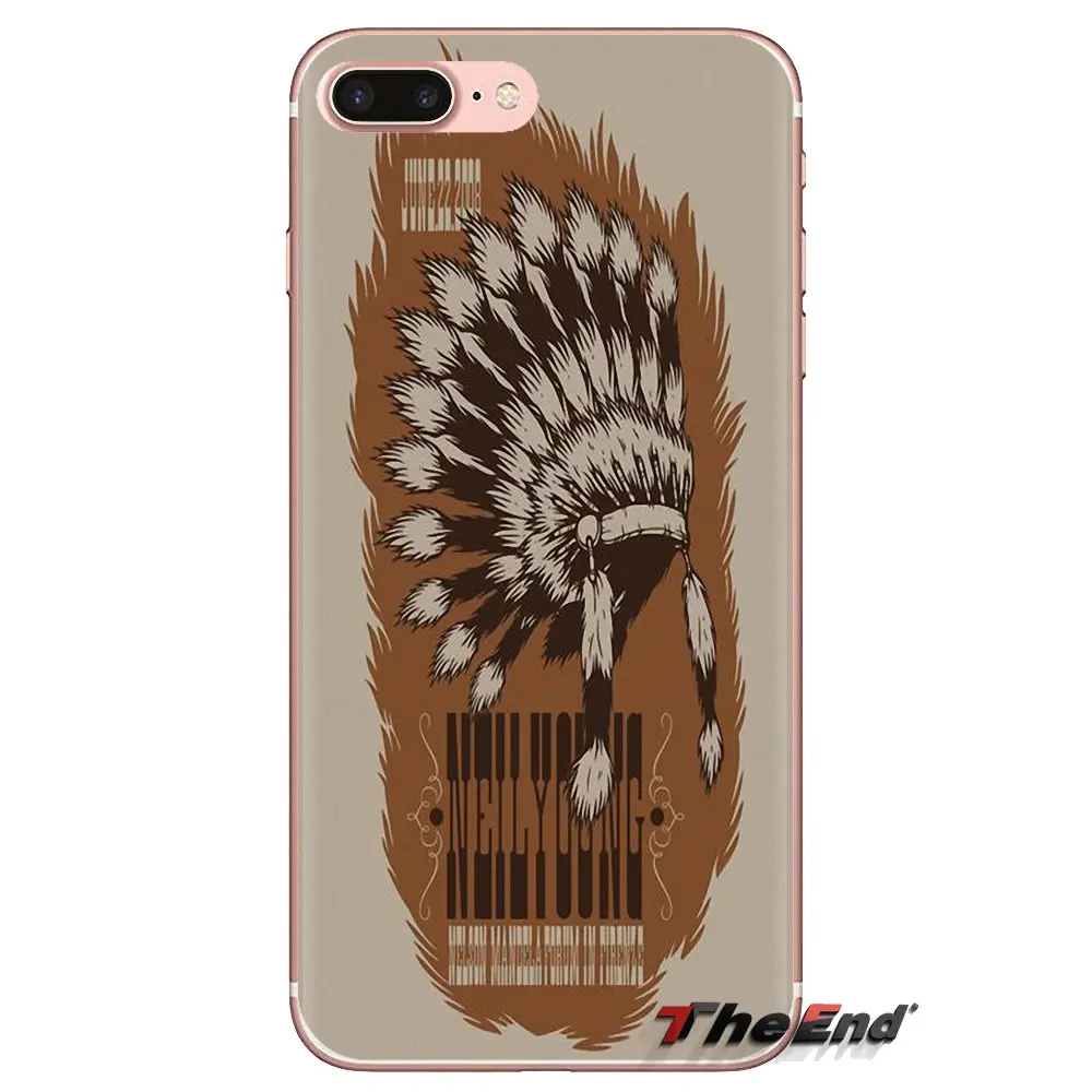For Huawei G7 G8 P7 P8 P9 P10 P20 P30 Lite Mini Pro P Smart Plus 2017 2018 2019 Neil Young Music Art Transparent TPU Case Covers |