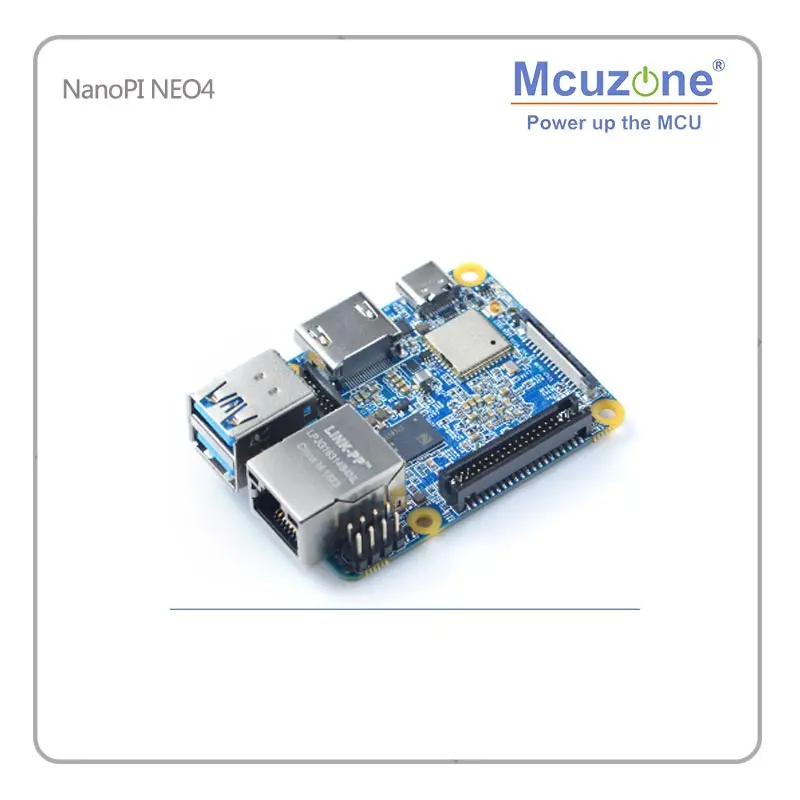FriendlyELEC NanoPi NEO4 1 ГБ DDR3 Rockchip RK3399 Встроенный Wi-Fi/BTmodule поддерживает Android Ubuntu