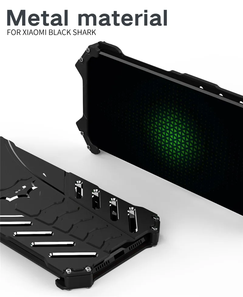 R-JUST для xiaomi black shark чехол жесткий противоударный Открытый Чехол подставка держатель чехол для телефона s для xiaomi black shark
