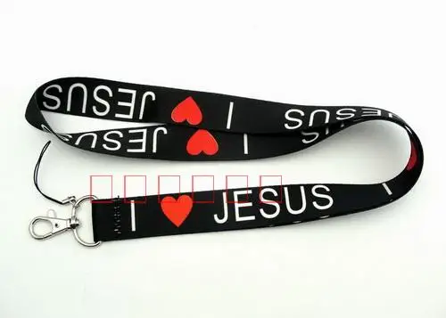

Skulls and I love Jesus Neck Lanyards 10pcs/lot