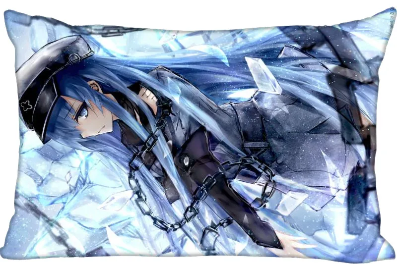 Обычная подушка чехол анимэ Akame ga KILL прямоугольник Подушка на молнии Чехол 45x35 см