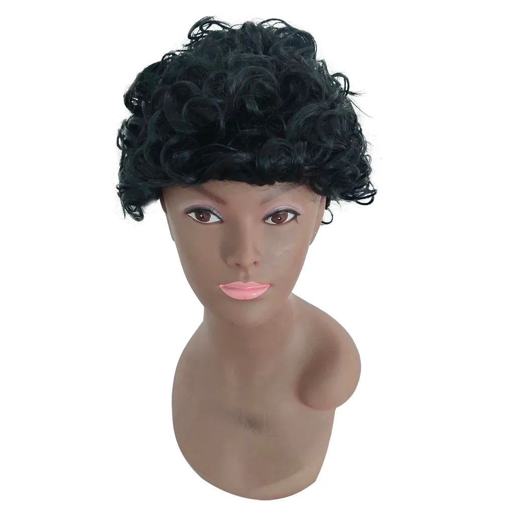 Hair wigs for women Fashion Sexy Short Curly Ladies Wig Synthetic Costume Rose net cosplay Party girls dropshipping 2019 HOT | Красота и