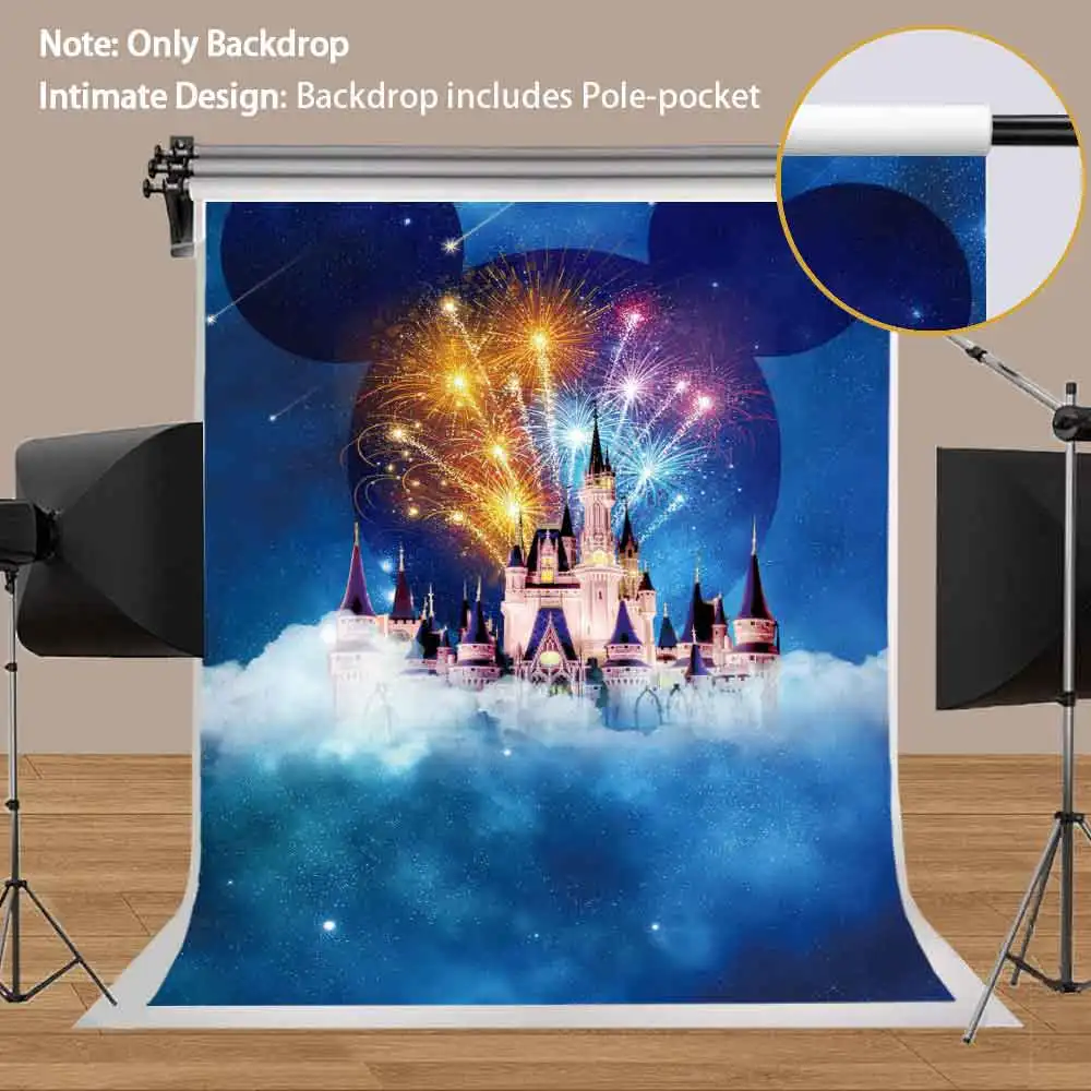 MTMETY Disneyland белый фон для фотосъемки мультфильм замок фон для ребенка тема вечерние Портретные съемки реквизит
