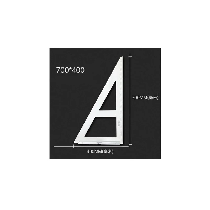 700x400mm Деревообработка 90 градусов треугольная линейка квадраты квадратный Угол транспортир инструменты режущая машина направляющая линейка электрическая циркулярная пила - Цвет: 700x400mm