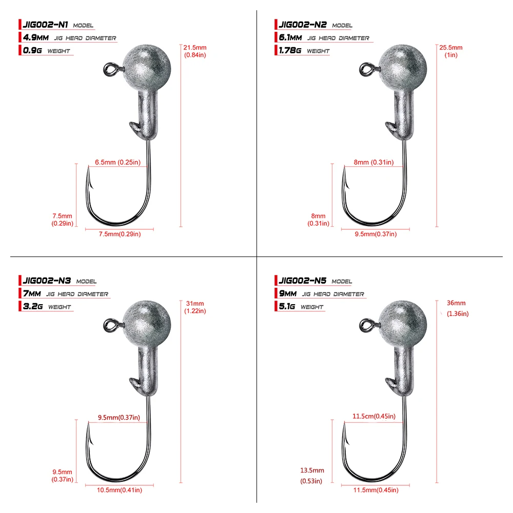 5 шт. 1G-2G-3G-5G-7G-9G-12G-14G открытые Lead Jig Head колючий рыболовный крючок для фидера Мягкая