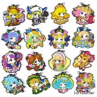 monster strike mascot rubber pendant cute anime mobile cell phone strap accessories charm keychain