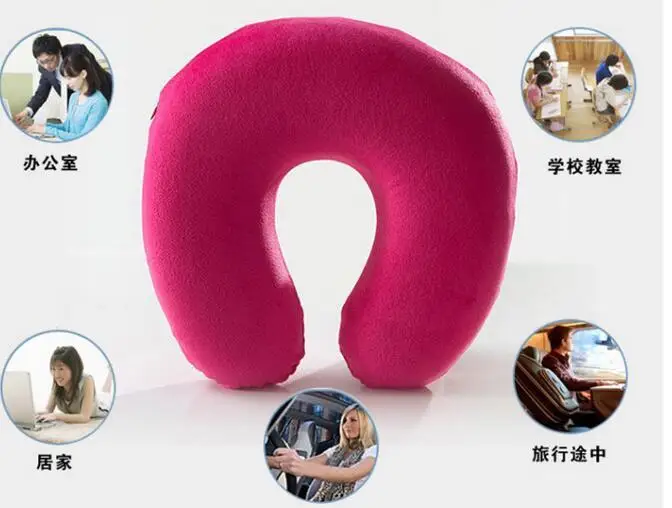 Микро мягкий бархат подушка u shape memory foam подушку много цветов | Дом и сад
