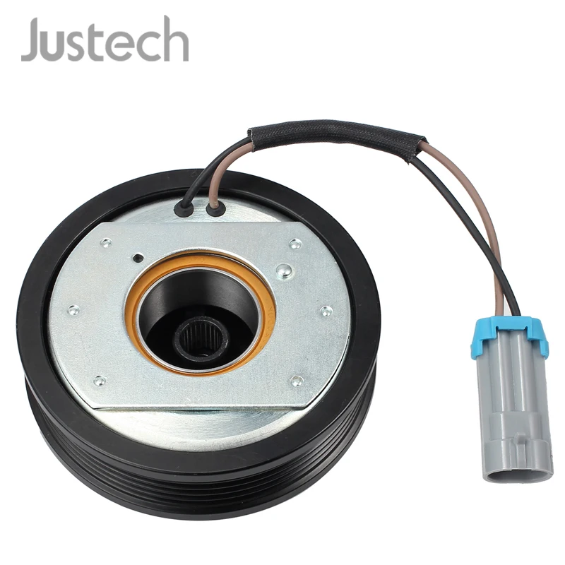 Автомобильный Компрессор Justech для кондиционера магнитная муфта Delphi CVC OPEL Astra G H
