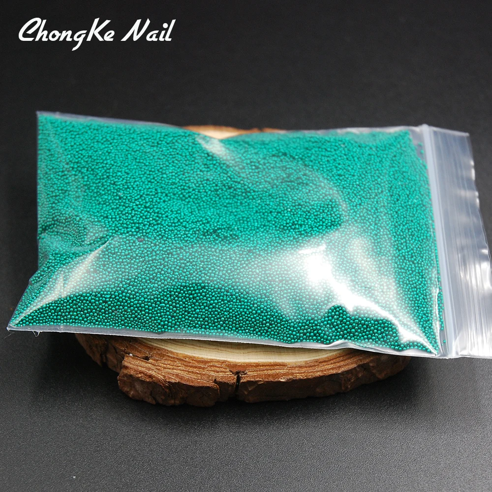 50 г/упак. Икра бисер микро жемчужный мини маникюр Дизайн ногтей 3D Украшение 31