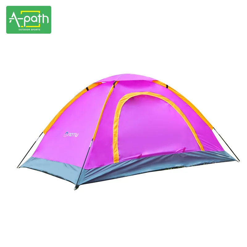 1-2 человека многоцветный открытый туристическая палатка Кемпинг двойная дверь