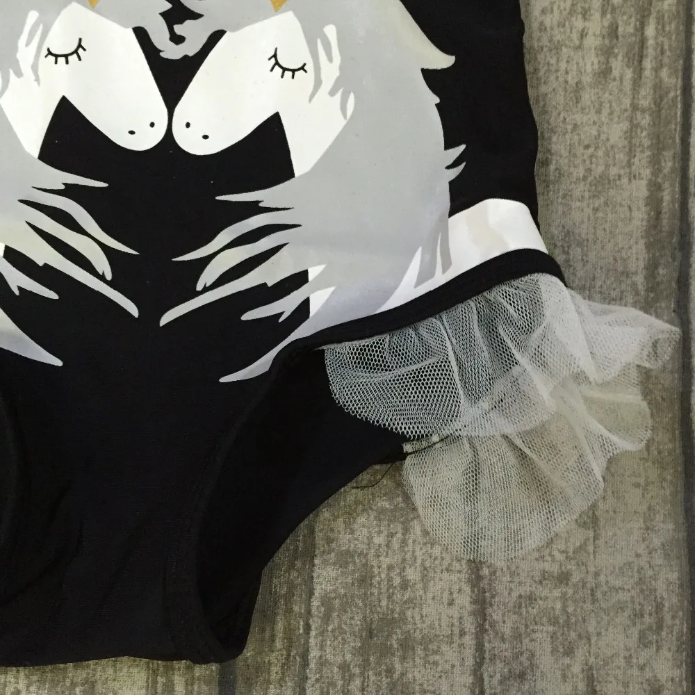 Новое поступление 2018 года комплект одежды для маленьких девочек цвет черный