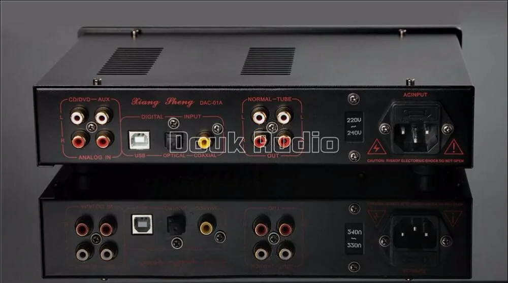 Douk аудио USB DAC аудио декодер Стерео D/A конвертер ламповый усилитель HiFi Предварительный усилитель