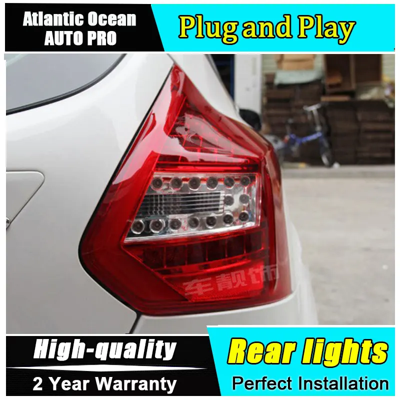 Светодиодный ные задние фонари для хэтчбека Ford Focus 2012 2014 светодиодный