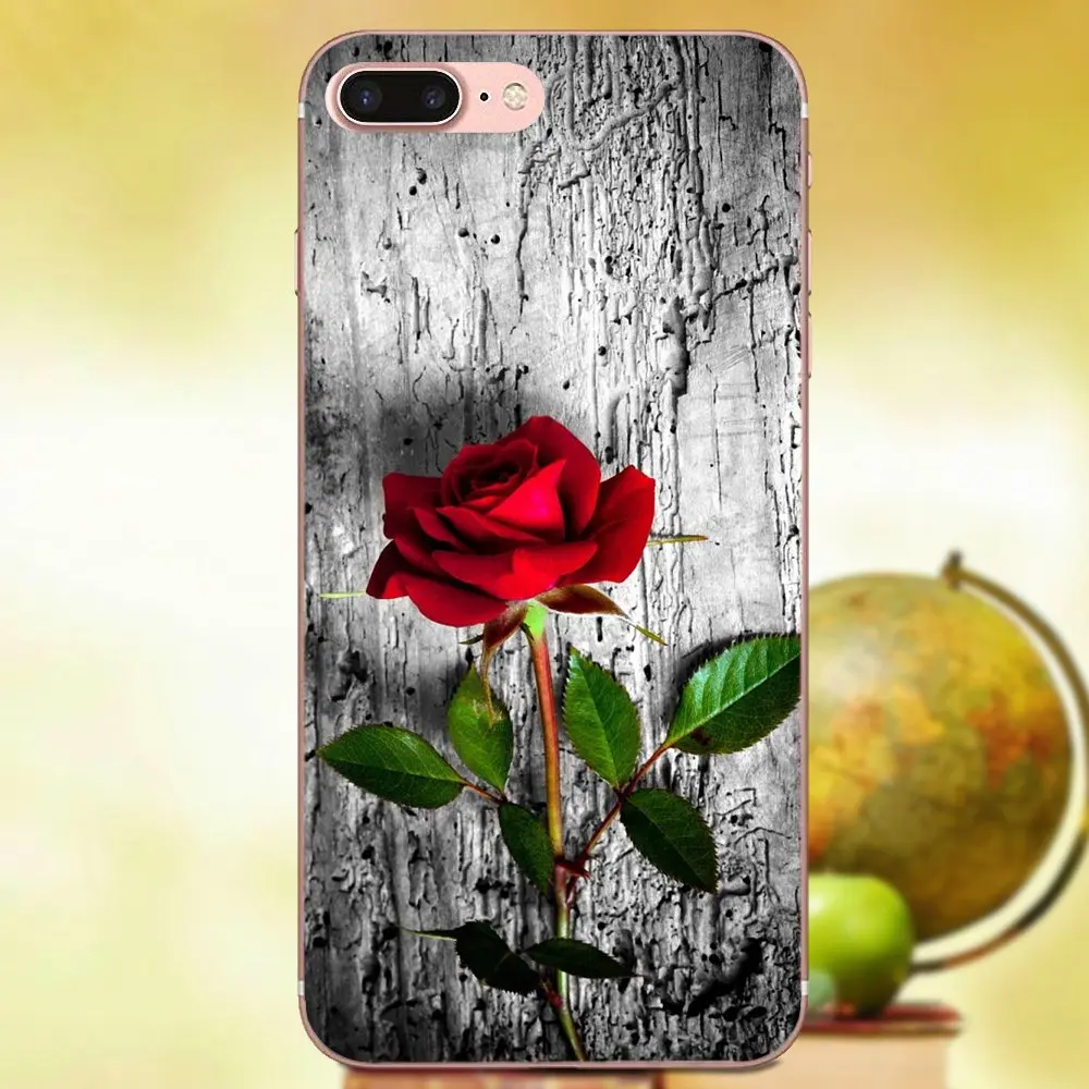 Чехлы из ТПУ Красные тюльпаны цветы с пеной-пузырьком для Xiaomi Redmi Note 2 3 3S 4 4A 4X 5 5A 6 6A