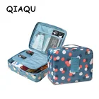 Косметички QIAQU для мужчин и женщин, чехол для косметики, органайзер для туалетных принадлежностей, дорожные сумки для гигиенических принадлежностей