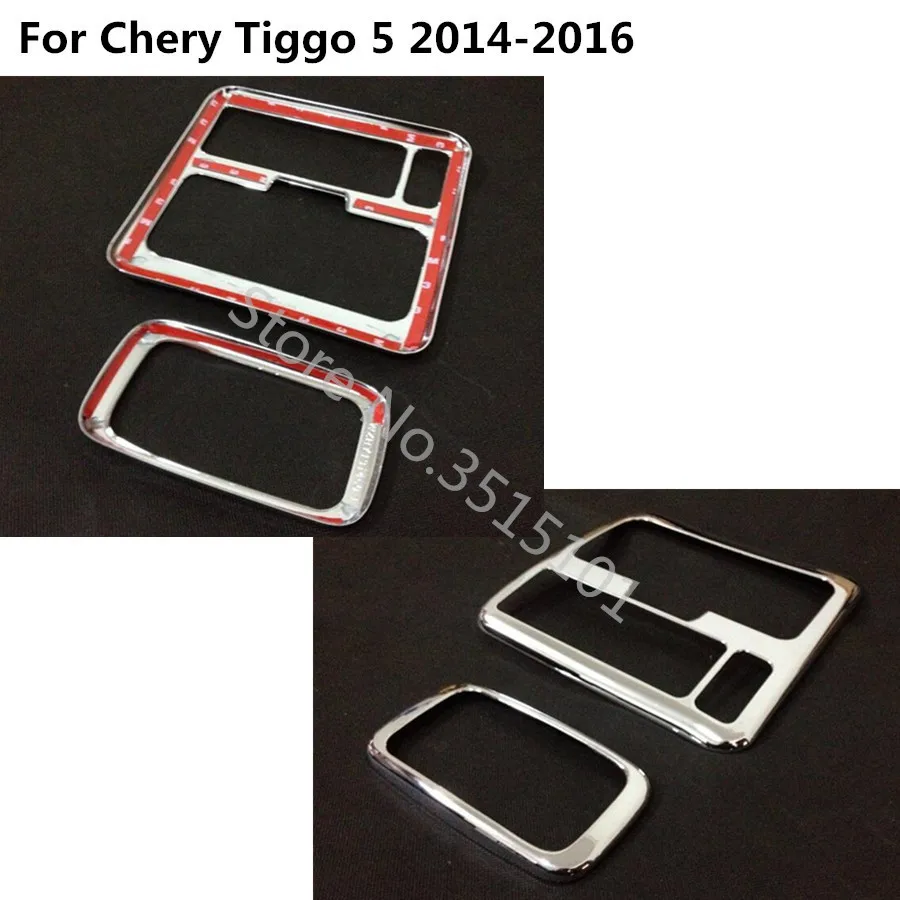 2 шт. для Chery Tiggo 5 Tiggo5 ABS хромированный передний и задний переключатель чтения