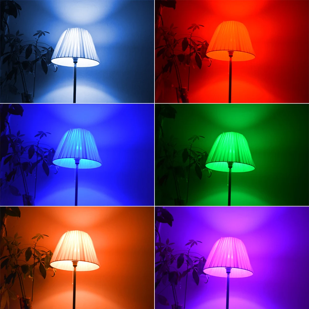 110 В 220 rgb 5 Вт 24key цветная лампа LED прожектор E14 16 цветов Волшебная Праздничная